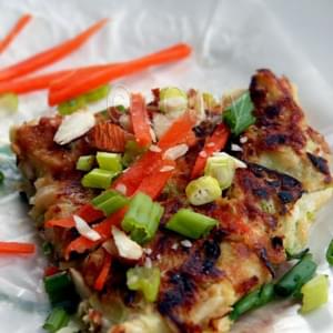 Okonomiyaki aka “Japanese Pizza”
