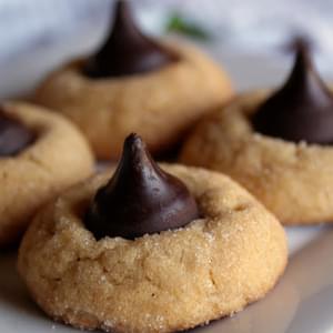 Peanut Butter Chocolate Kiss Cookies