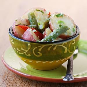 Potato-Green Bean Salad with Lemon and Basil