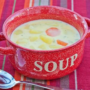Hearty Cheesy Potato Soup