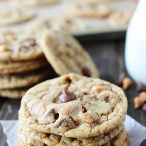 Butterscotch, Toffee, Chocolate Chip Cookies