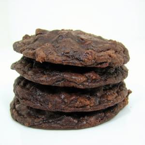 Chewy Triple Chocolate Cookies