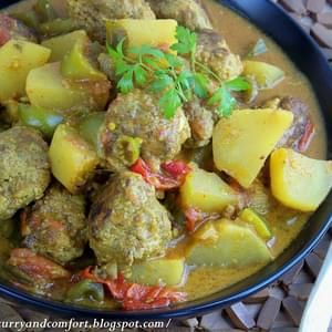 Meatball and Potato Curry