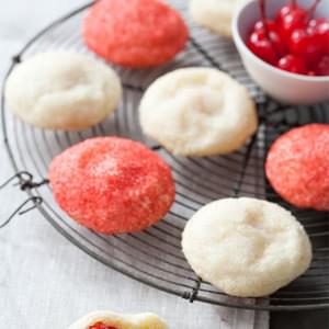 Stuffed Cherry Blossom Sugar Cookies