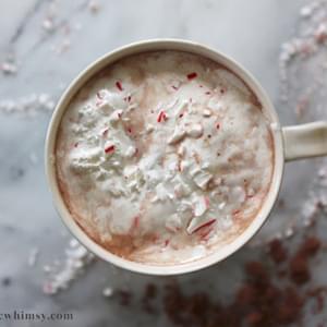 Homemade Peppermint Hot Chocolate