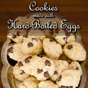 Cookies Made with Hard-Boiled Egg Whites – It Works and It’s Fantastic!
