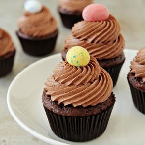 Chocolate Malt Cupcakes