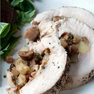 Stuffed Turkey Breast with Apples and Chestnuts