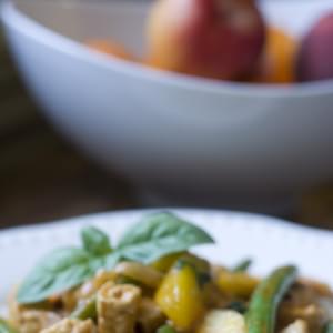 Chicken and Peach Curry