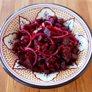 Roasted Beet and Red Onion Salad