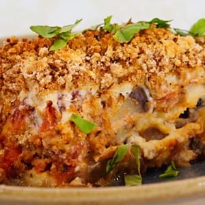 Vegan Eggplant “Parmesan”