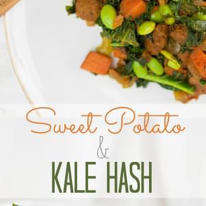 Savory Sweet Potato and Kale Hash