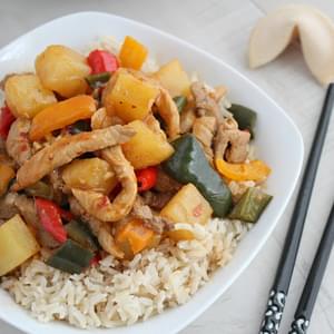 Sweet and Sour Pork with Pineapple (Throwback Thursdays)