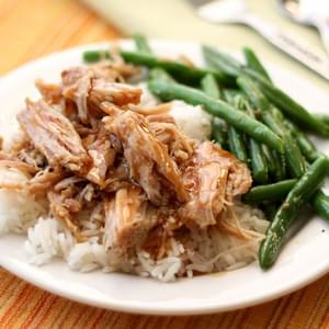Slow Cooker Pork Roast with a Tangy Glaze Sauce