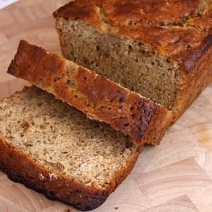 Agave- Sweetened Low Fat Banana Bread