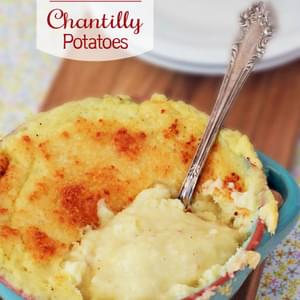 Parmesan Crusted Chantilly Potatoes