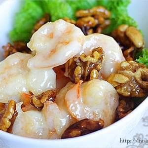 Honey Walnut Shrimp / Walnut Prawn Recipe (核桃虾)