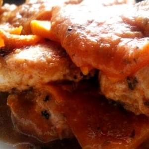 Garlic Chicken Butternut Squash Lasagna