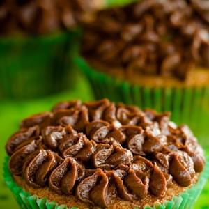 Irish Coffee Brownie Cupcakes for St. Patrick’s Day