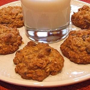Wild and Crazy Oatmeal- Chip Cookies