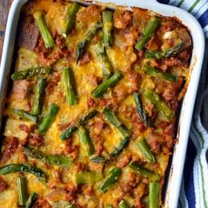 Overnight Egg and Breakfast Sausage Strata