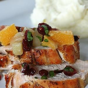 Grilled Turkey Breast with Fruit Salsa