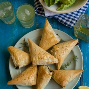 Zesty Spinach And Feta Pies ~ My Version Of Spanakopita