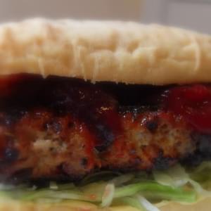 Turkey Burgers and Cranberry Catsup