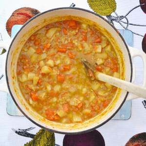 Parsnip, Carrot and Lentil Soup