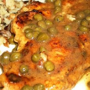 Sauteed Chicken Cutlets with Sage and Capers