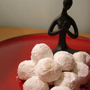 White Chocolate Truffles with Peppermint