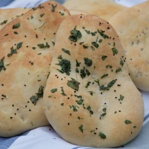 Naan Bread – Plain plus Garlic & Coriander
