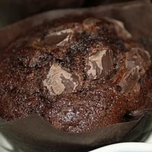 Chocolate Muffins (and the perfect chocolate cake recipe)