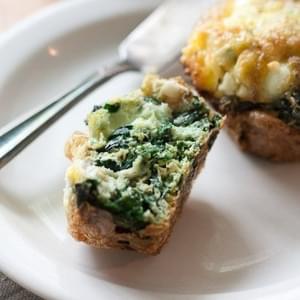 Kale and Goat Cheese Fritatta Cups