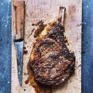 Salt-and-Pepper Rib Eye Steak