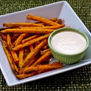 Recipe for Spicy Dipping Sauce with Sriracha for Sweet Potato Fries or Roasted Vegetables