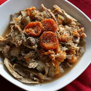 Slow Cooker Chicken with Apricots and Dates