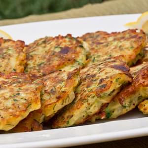 Zucchini Fritters with Feta and Dill