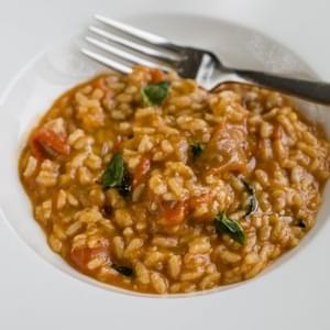 Roasted Bell Pepper Risotto