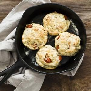 Tomato, Cheddar, And Bacon Biscuits