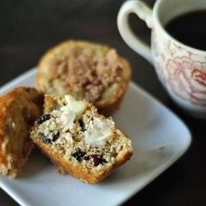 Quick and Homey Oatmeal Raisin Muffins