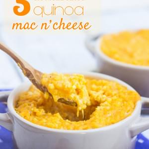 5-Ingredient Quinoa Mac and Cheese
