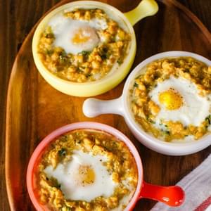 Spiced Lentils With Egg