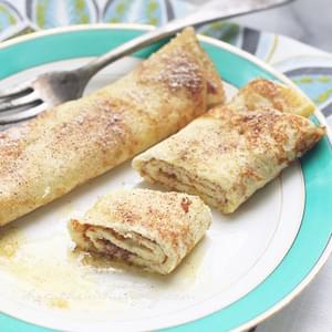 Egg Fast Recipe – Snickerdoodle Crepes (Low Carb)