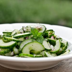 Minted Cucumber Salad