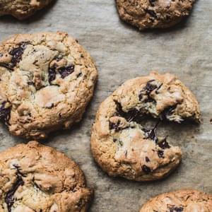 Toasted Almond Chocolate Chip Cookies