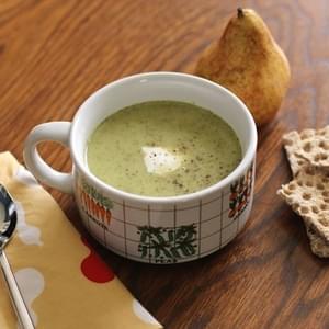 Roasted Broccoli & Cheddar Soup