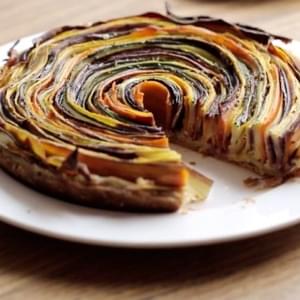 Check Out This Video Of A Spiral Vegetable Tart, Then Try The