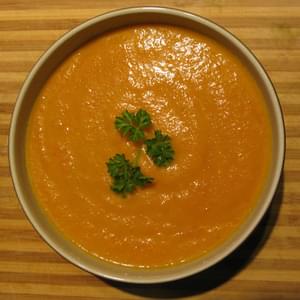 Curry Cream of Carrot Soup