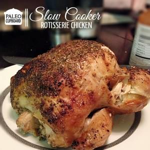 Paleo Slow Cooker Rotisserie Chicken